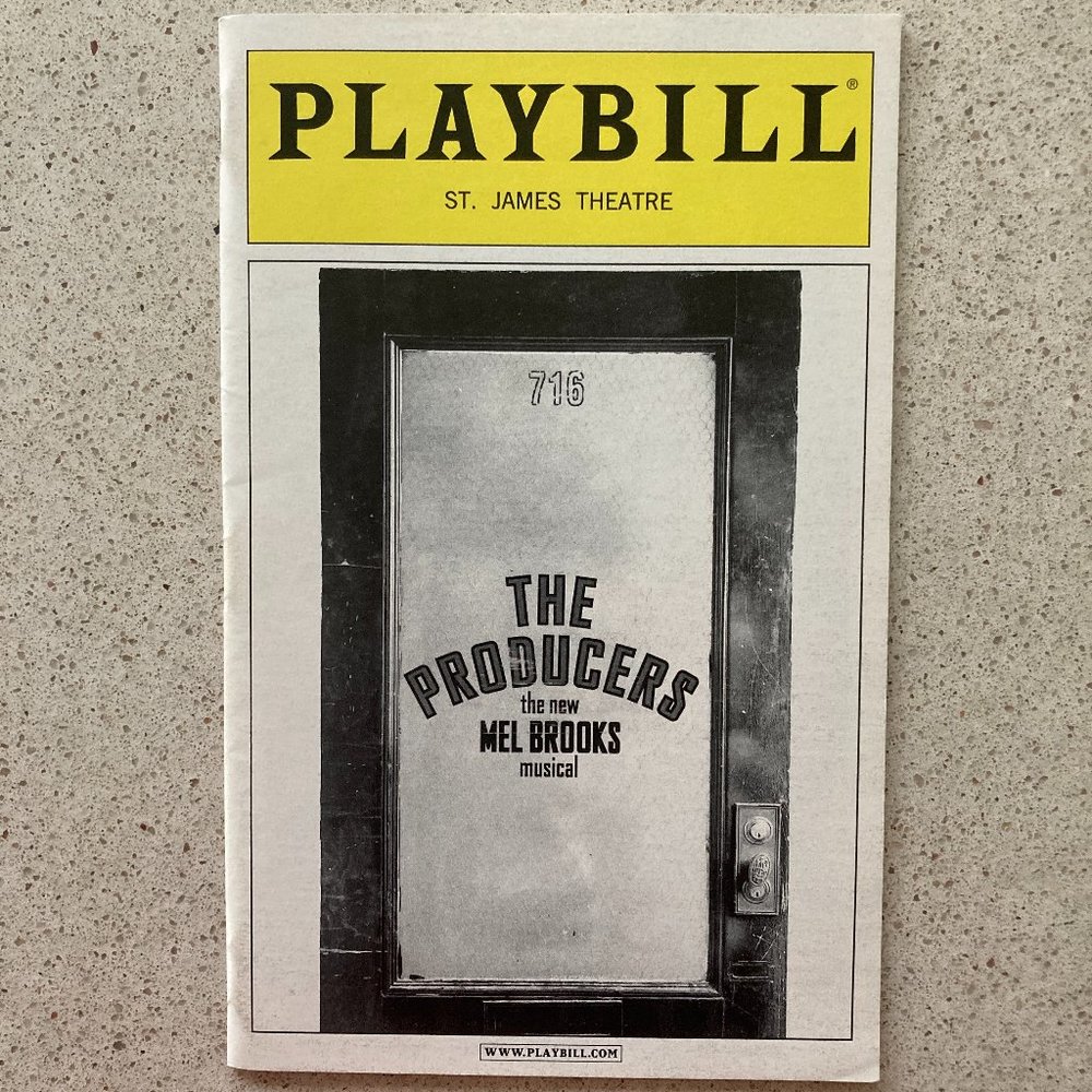 Playbill The Producers Henry Goodman Steven Weber Roger Bart Gary Beach 2002